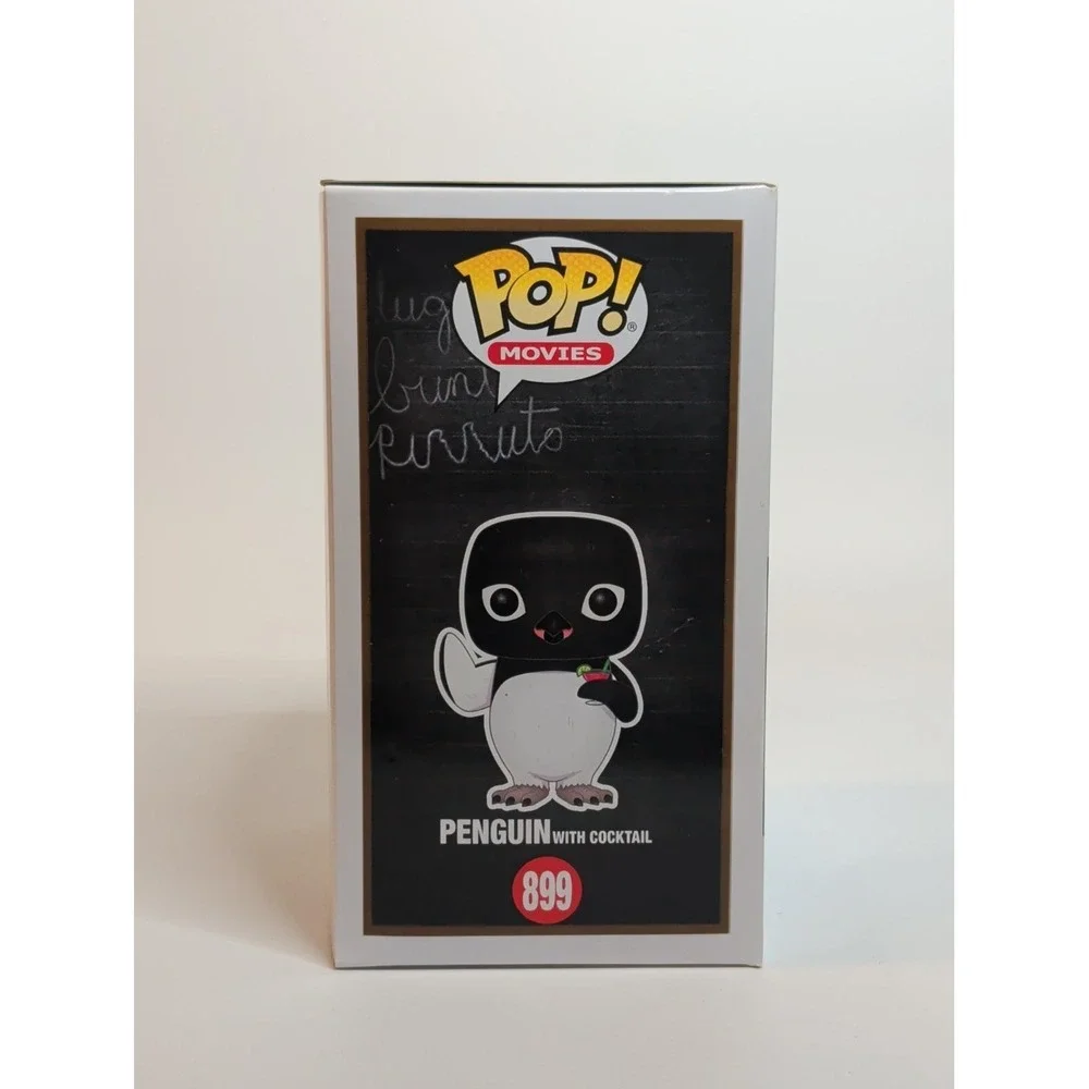 Funko Pop Movies #899 Penguin With Cocktail Flocked Billy Madison Hot Topic Ex